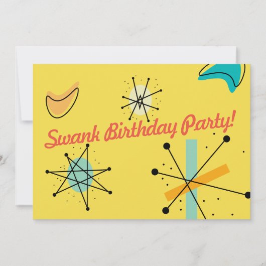 Moderne vormgeving midden in de eeuw kaart (Voorkant)