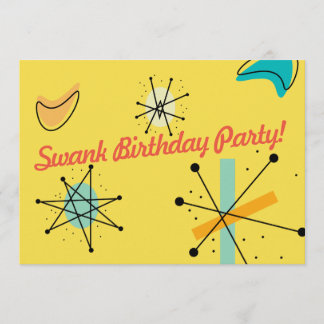 Moderne vormgeving midden in de eeuw kaart