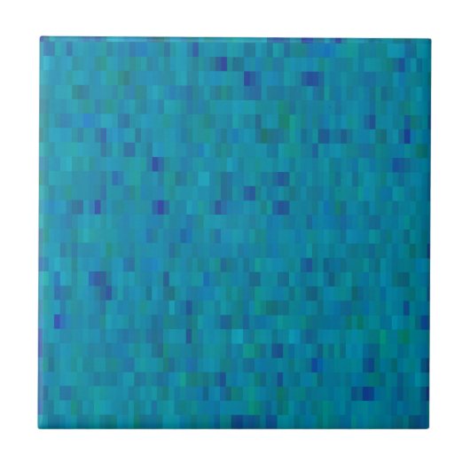 Moderne vormgeving van Aqua tiles Tegeltje (Voorkant)
