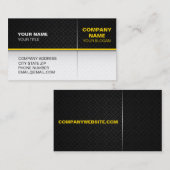 Moderne vormgeving van kaart met textuur visitekaartje (Voorkant / Achterkant)