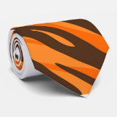 Moderne vormgeving voor pelzen in tijger stropdas (Opgerold)