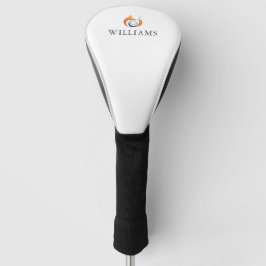 Moderne Vos En Bal Gepersonaliseerde Naam Golfheadcover