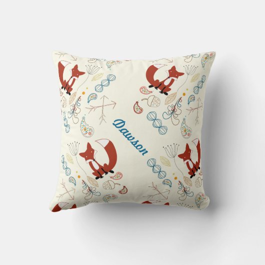  moderne vospijlen Woodland Pillow Kussen (Achterkant)