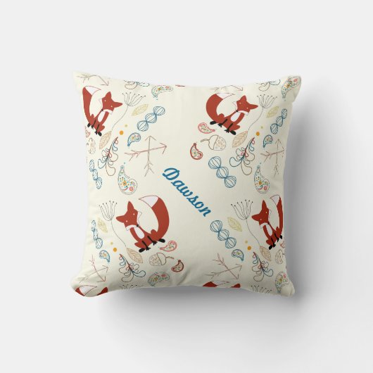  moderne vospijlen Woodland Pillow Kussen (Voorkant)