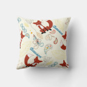  moderne vospijlen Woodland Pillow Kussen (Achterkant)