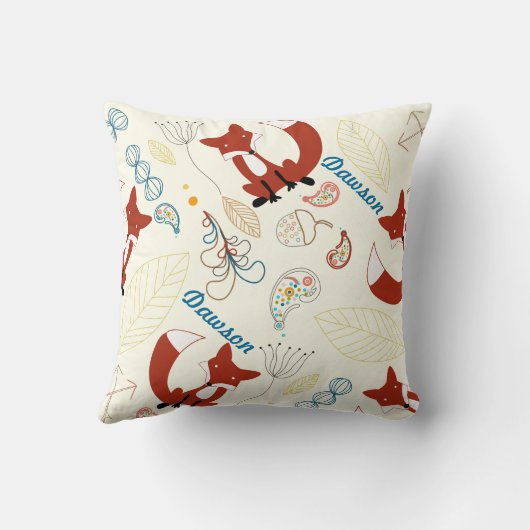 moderne vospijlen Woodland Pillow Kussen (Achterkant)