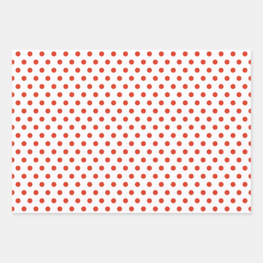 Moderne Vrede + Liefde Rood Wit Kerstvakantie Inpakpapier Vel (Voorkant 2)