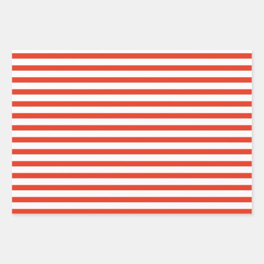 Moderne Vrede + Liefde Rood Wit Kerstvakantie Inpakpapier Vel (Voorkant 3)