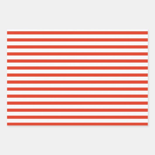 Moderne Vrede + Liefde Rood Wit Kerstvakantie Inpakpapier Vel (Voorkant 3)