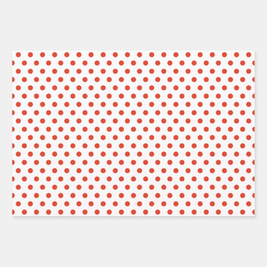 Moderne Vrede + Liefde Rood Wit Kerstvakantie Inpakpapier Vel (Voorkant 2)