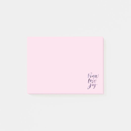 moderne vredeliefde post-it® notes (Voorkant)