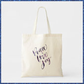  moderne vredeliefde tote bag