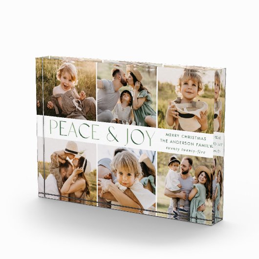 Moderne vredes- en feestdagen fotoblokken (Rechts)