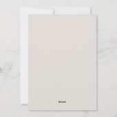 Moderne Vreugde Eenvoudige Abstracte Niet-Foto Feestdagenkaart (Achterkant)