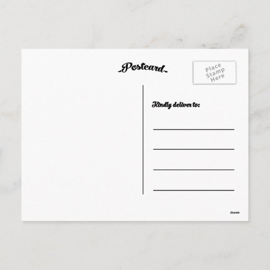 MODERNE VREUGDE %PIPE% VAN HET BORD HET BRIEFKAART (Achterkant)