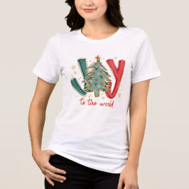 Moderne vreugde voor de christelijke kerstlied 'Jo Tri-Blend Shirt