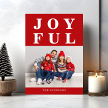 Moderne vreugdevolle kerstfoto