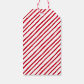 Moderne vreugdevolle typografie rode kerst foto cadeaulabel (Achterkant)