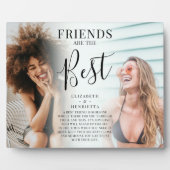 Moderne 'VRIENDEN zijn de beste foto-aandenken Fotoplaat (Voorkant)
