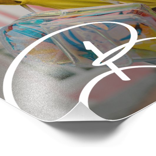 Moderne Vriendschap Foto Gift Foto Afdruk (Hoek)