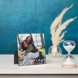 Moderne Vriendschap Foto Gift Fotoplaat