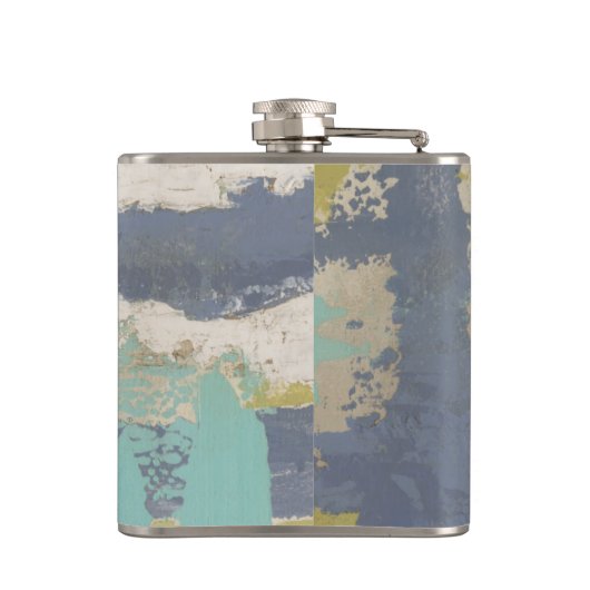 Moderne, vrije uitdrukking heupfles (Achterkant)