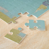 Moderne, vrije uitdrukking legpuzzel (Zijkant)