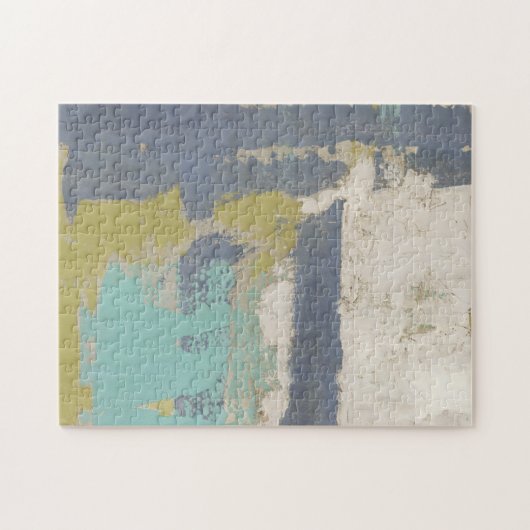 Moderne, vrije uitdrukking legpuzzel (Horizontaal)