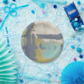 Moderne, vrije uitdrukking papieren bordje (Feest)