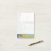 Moderne, vrije uitdrukking post-it® notes (Op bureau)