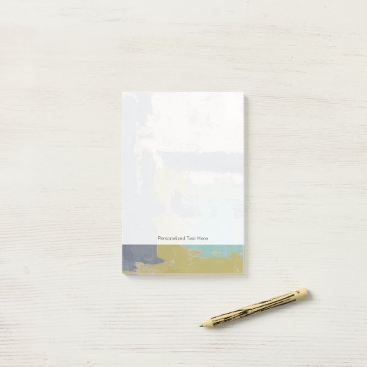 Moderne, vrije uitdrukking post-it® notes (Op bureau)