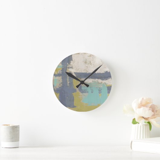 Moderne, vrije uitdrukking ronde klok (Huis)