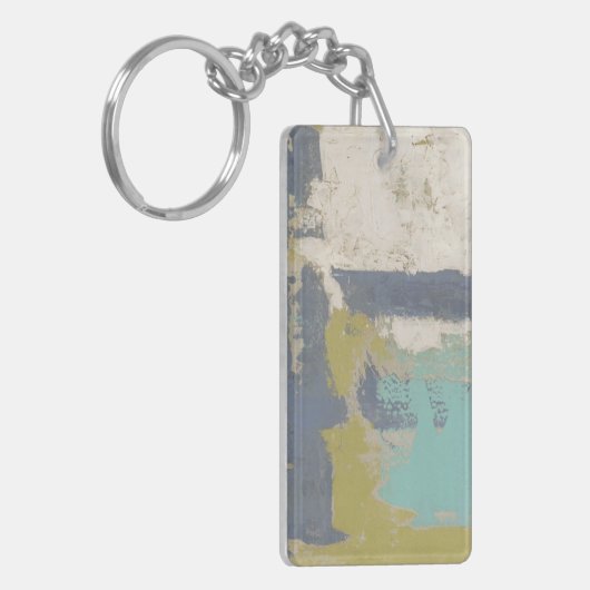 Moderne, vrije uitdrukking sleutelhanger (Voorkant Links)