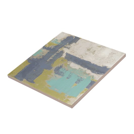 Moderne, vrije uitdrukking tegeltje (Zijkant)