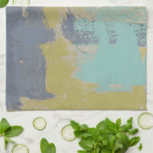 Moderne, vrije uitdrukking theedoek (Gevouwen)