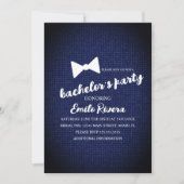 Moderne vrijgezellenfeest getextureerde boog kaart (Voorkant)