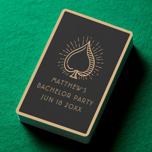 Moderne vrijgezellenfeest Groomsmen Bruiloft Feest Pokerkaarten