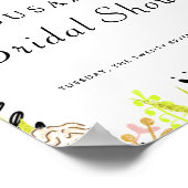 Moderne Vrijgezellenfeest inkt. Poster (Hoek)