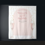 Moderne vrijgezellenfeest met chic Arch champagne Wandkleed<br><div class="desc">Roze Elegant moderne boogbrunch en bubbly Vrijgezellenfeest achtergrond. Deze stijlvolle,  stijlvolle foto-achtergrond is een perfecte keuze voor moderne,  eenvoudige en elegante vrijgezellenfeesten brunch en luncheon voor alle seizoenen.</div>
