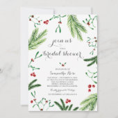 Moderne Vrijgezellenfeest met rode en groene kerst Kaart (Voorkant)