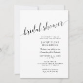 Moderne Vrijgezellenfeest minimalistische scriptty Kaart (Voorkant)