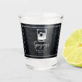 Moderne vrijgezellenfeest stijlvol shot glas (Voorkant)