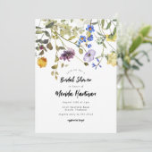 Moderne Vrijgezellenfeest van de Garden Greenery Kaart (Staand voorkant)