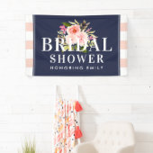 Moderne Vrijgezellenfeest van de zeemacht en Blush Spandoek (Insitu)