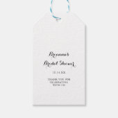 Moderne Vrijgezellenfeest voor kalligrafie Cadeaulabel (Voorkant)