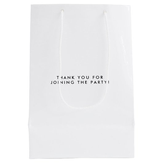 Moderne Vrijgezellenfeest voor kalligrafie in pens Medium Cadeauzakje (Achterkant)