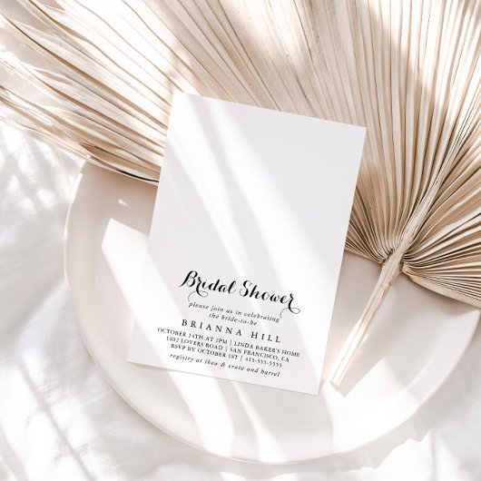 Moderne Vrijgezellenfeest voor kalligrafie Kaart