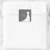 Moderne Vrijgezellenfeest voor weddenschappen en g Vierkante Sticker (Tas)