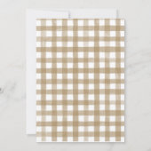 Moderne Vrijgezellenfeest voor witte en goudkallig Kaart (Achterkant)