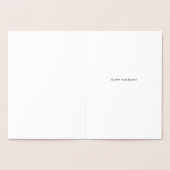 Moderne vrolijke en heldere kerst folie kaarten (Binnen)